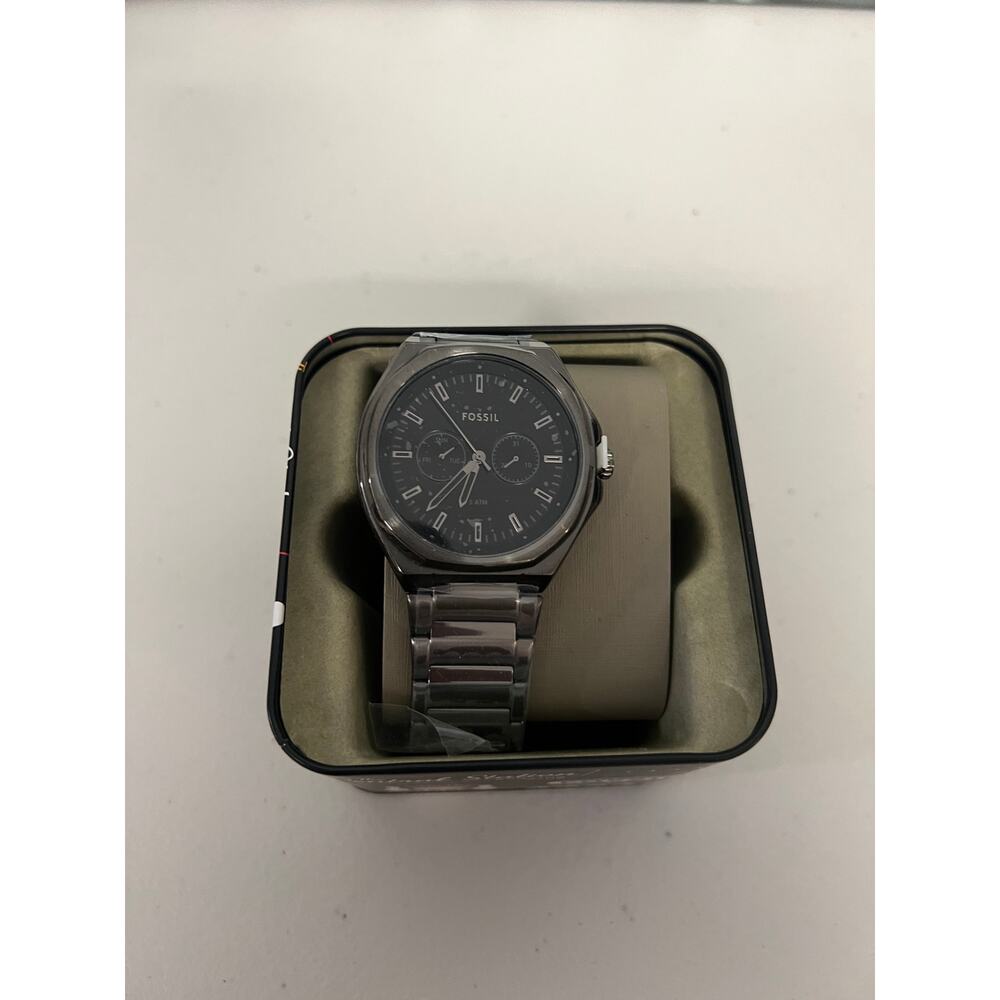 Fossil BQ2609 Evanston Multifunction Gunmetal Stainless Steel Watch